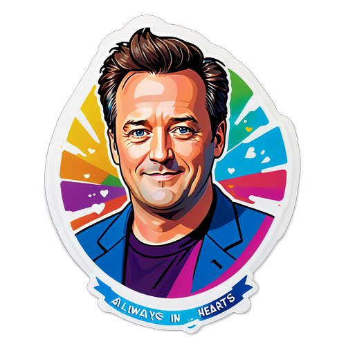 Tributo Emocionante: A Imagem Icônica de Matthew Perry Que Vai Tocar Seu Coração!