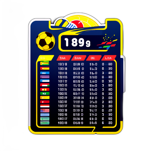 ตารางคะแนนฟุตบอลล่าสุด