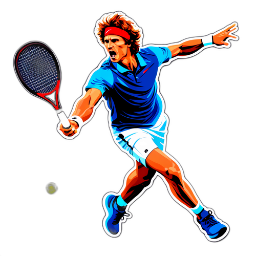 Alexander Zverev w akcji