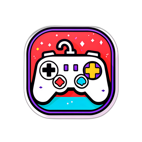 Стикер с изображением геймификации человеческой жизни