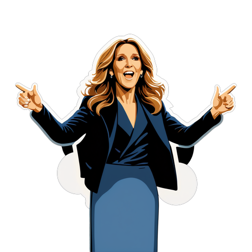 Celine Dion på stor scen