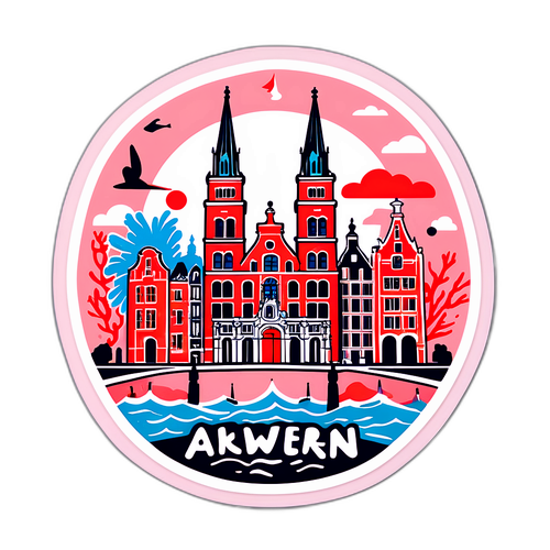 Aufkleber aus Antwerpen