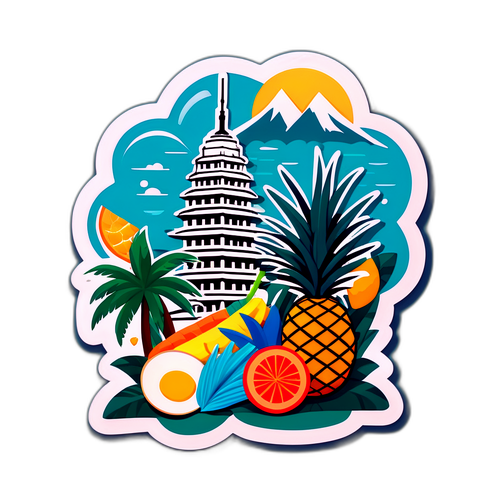 Adesivo Tropical da Malásia