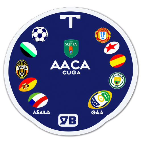 Fotbal cu clasamentul Serie A în fundal