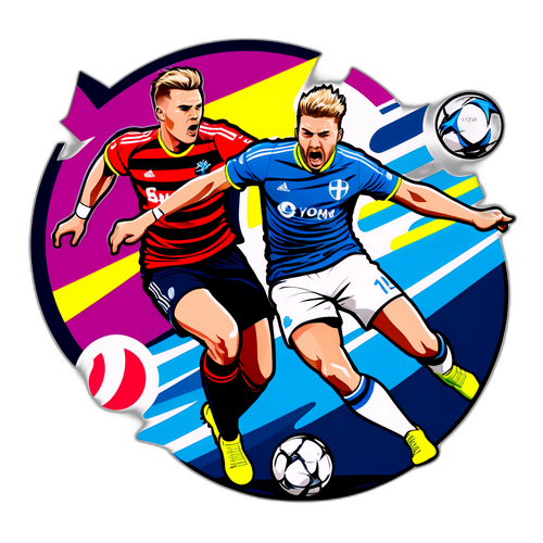 Intens Spillerhandling fra Stabæk vs. Lyn