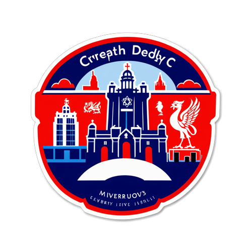 Merseyside Derby Sticker