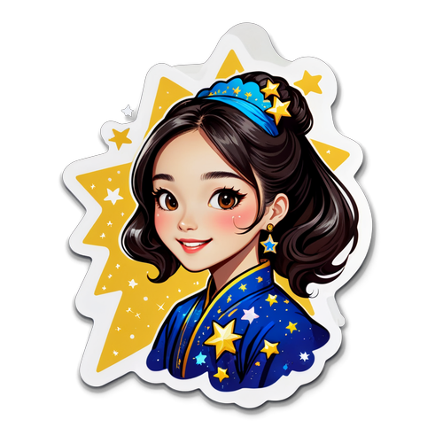 Sticker ng Estilo ni Zhao Lusi