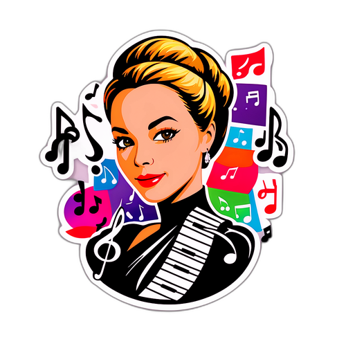 Eleganter Sticker von Stefanie Hertel