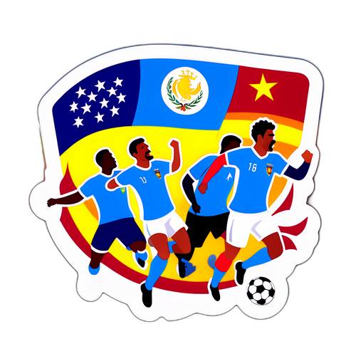 Perebutan Piala Bola Sepak Antara Uruguay dan Venezuela
