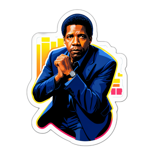Denzel Washington en Pose Iconique