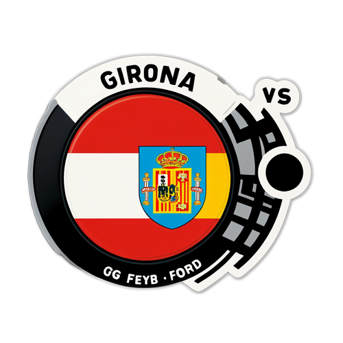 Vriendschap en Rivaliteit: Girona vs Feyenoord Sticker