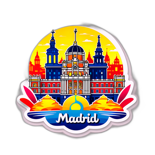 Madrid klistermärke
