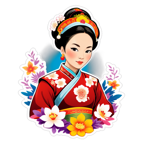 Sampingan Tradisional Cheng Pei-pei: Sticker Elegan yang Mencuri Hati!