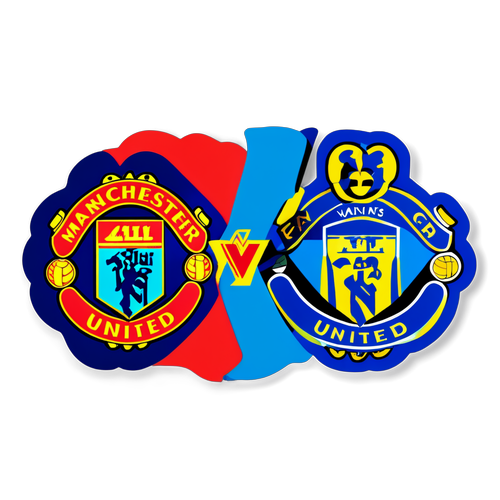 Stiker Pertandingan Everton vs Man Utd