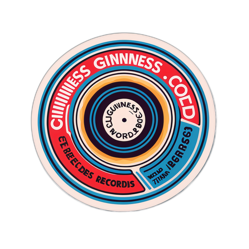 Guinness Dünya Rekorları Sticker Tasarımı