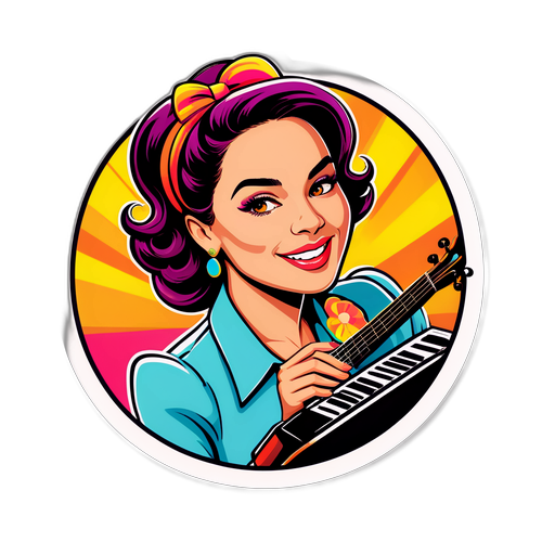 Emilia Pérez w stylu retro