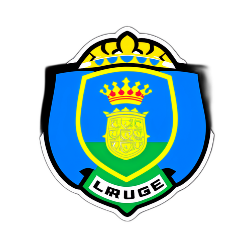 Наклейка з логотипом Спортінга та Бругге