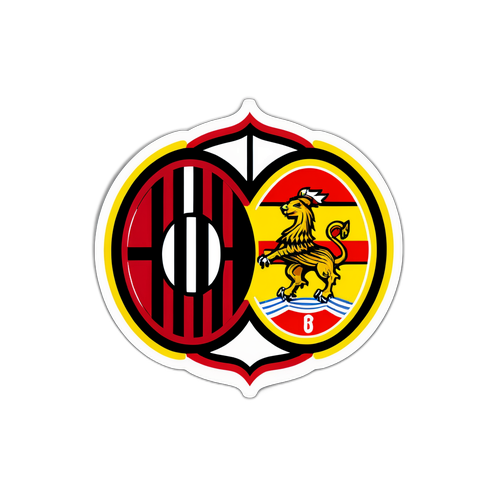 Stiker AC Milan vs Lecce
