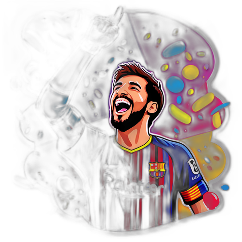 Mshabiki wa Barcelona FC akisherehekea