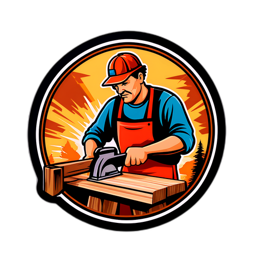 Αυτοκόλλητο Ξυλουργικής