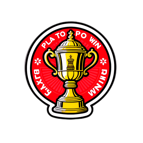 Stiker Piala FA dengan Motto 'Play to Win'