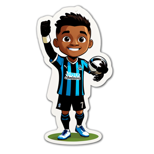 Rayakan Kemenangan! Stiker Newcastle United dengan Maskot Meriah dalam Pertarungan Epic Melawan Tottenham!