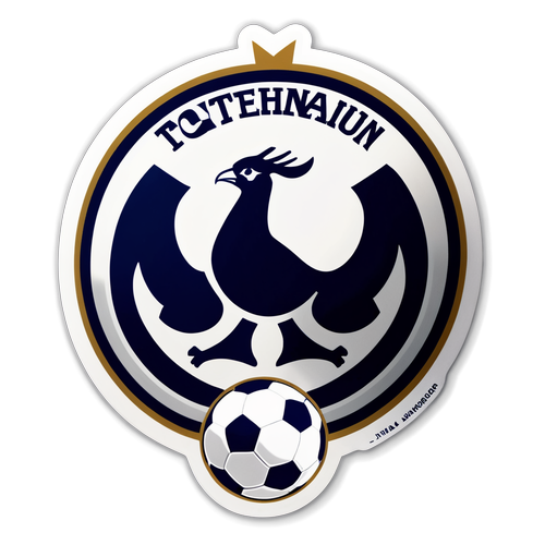 Tottenham Hotspur-logotyp med fotboll