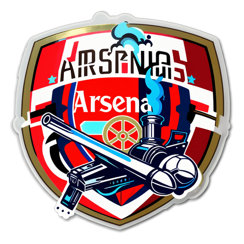 Veri Gunners! Scopri il Logo Iconico dell'Arsenal con un Design Eccezionale!