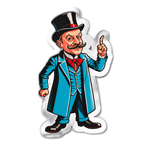 Humorystyczne przedstawienie Oskara Pietuszewskiego