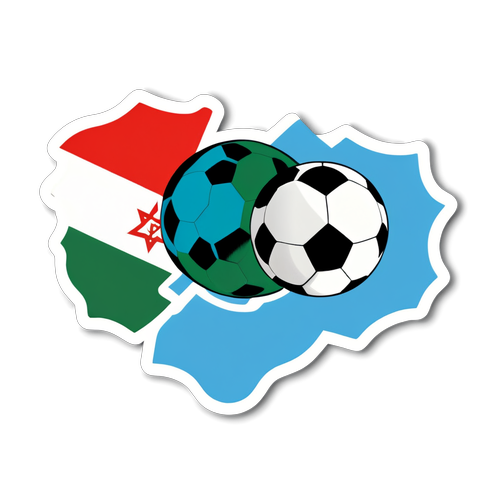 Le Duel Épique : Maroc contre Argentine, Découvrez le Sticker Incontournable pour les Passionnés de Foot!