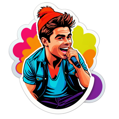 Zac Efron élénk színekben