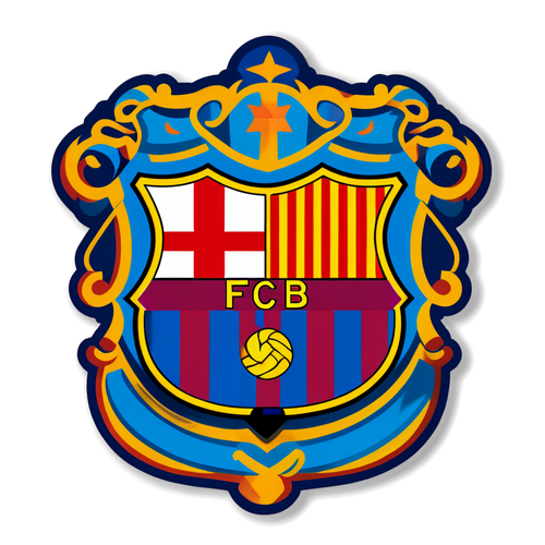 FC Barcelona Crest med Katalansk Kultur