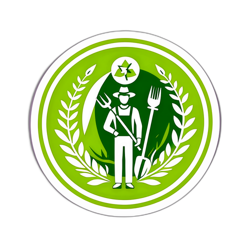 Autocollant de l'agriculture durable