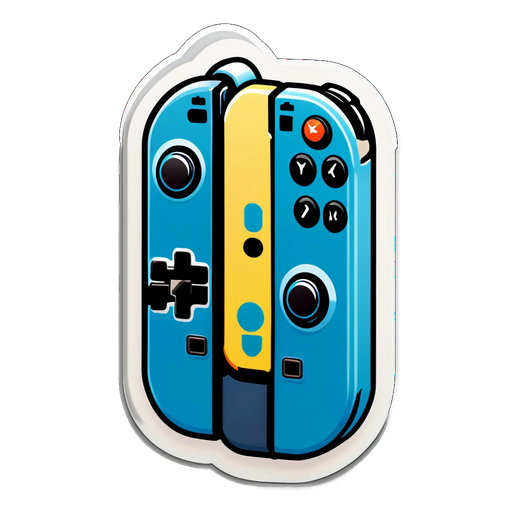 Switch Game Controllers Sticker