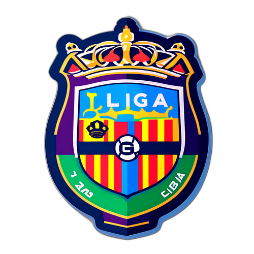 Stylisk La Liga-klistermärke