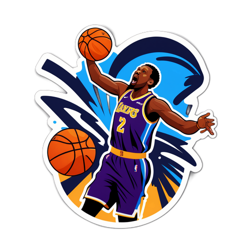 NBAプレイオフの激闘を表現したデザイン