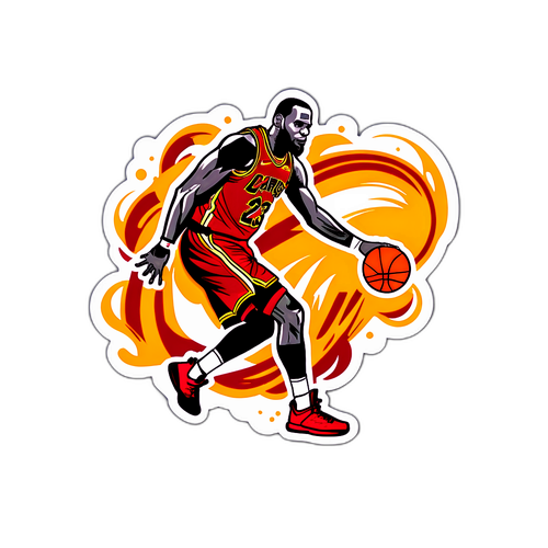 Dynamic Sticker ni LeBron James sa Action