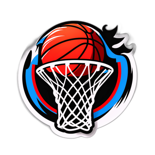 הטבעת כדורסל עם לוגו הפועל תל אביב