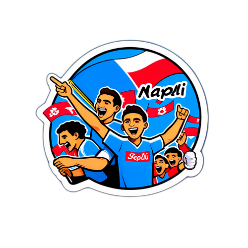 Kibandiko cha Wapenzi wa Napoli