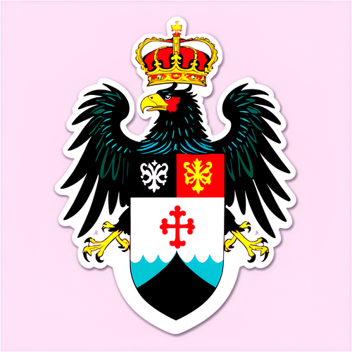 Entdecke die Moderne: Einzigartiges Brandenburg-Wappen mit dem Motto "Tradition und Fortschritt"