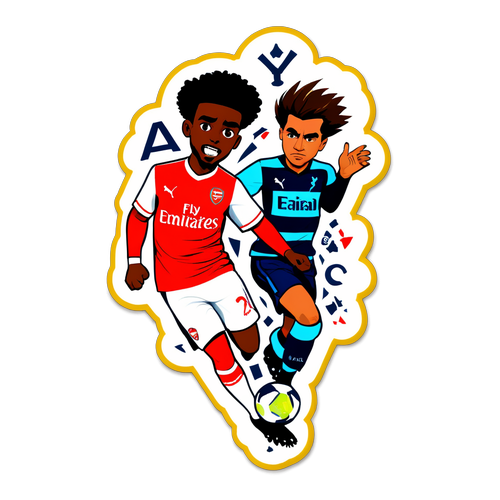 North London Derby Fever Sticker