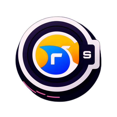 Стікер з логотипом Flashscore, стилізований під спортивний додаток з швидкими оновленнями рахунків