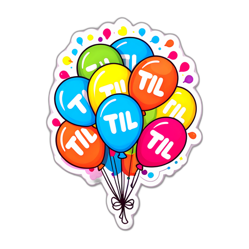 Festlige Ballonger med 'Til'