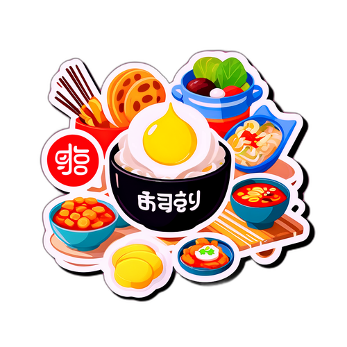 대구의 지역 특산물 소개 스티커