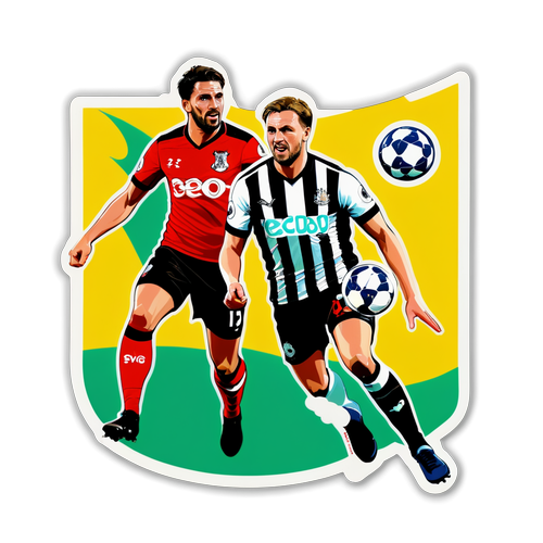 Samolepka Southampton vs Newcastle