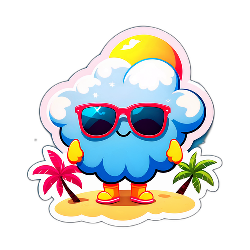 प्यारा बादल पात्र धूप में