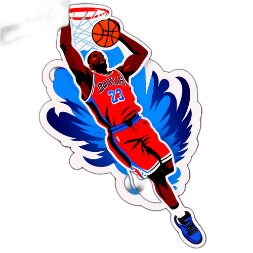 Energetikong NBA Dunk Sticker
