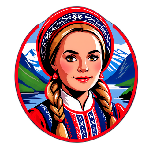 Ingrid Alexandra i Traditionell Norsk Klädsel