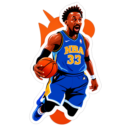 Mark Williams NBA Slam Dunk Sticker