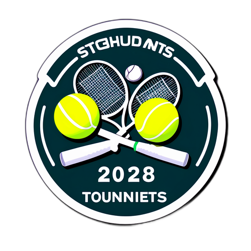 Adesivo Sportivo per Tornei di Tennis